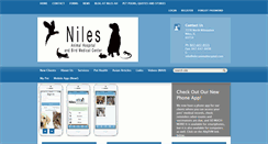 Desktop Screenshot of nilesanimalhospital.com